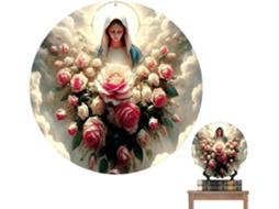 Arte de Parede em Metal para Uso Externo Moderna Esculturas Redondas Fadas Robustas Decora o Quarto Beb Sala Estar VAYOTOY