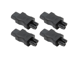 Lurelia Adaptador De Tomada E Plugue Iec320 4 Peças Para Iec320 C5 10a 250v 2