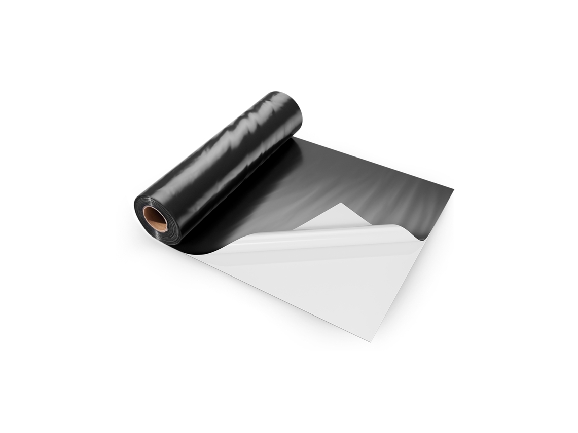 Rolo De Plástico Reforçado Succebuy De 6 Mil, 10 X 100 Pés, Película Dupla Face Preto E Branco