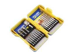 Laxiscreed Kit De 20 Peças Com Brocas Hexagonais E Bits Magnéticos Para Parafusos E Perfurações Profissionais