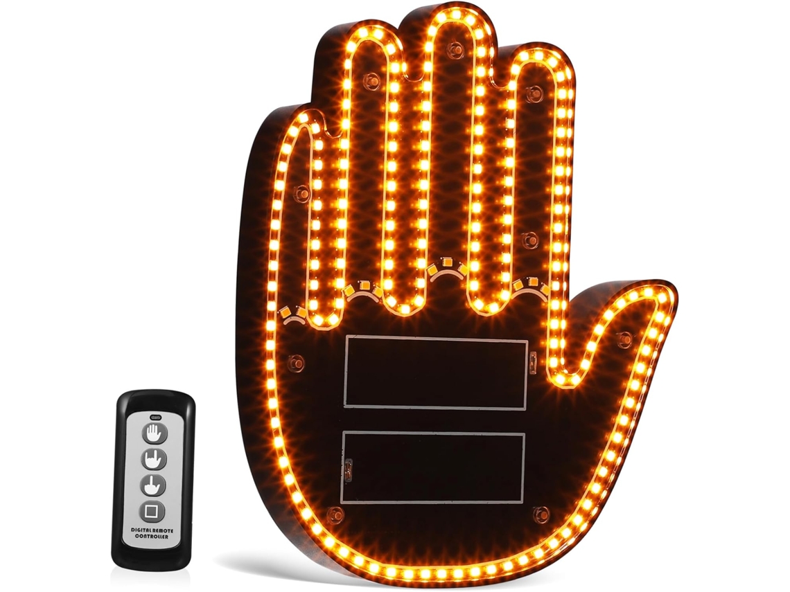 Lanterna de Mão Led Laranja para Carro, em Plástico, Design Compacto e Portátil, Painel de Luz SFUSHOS