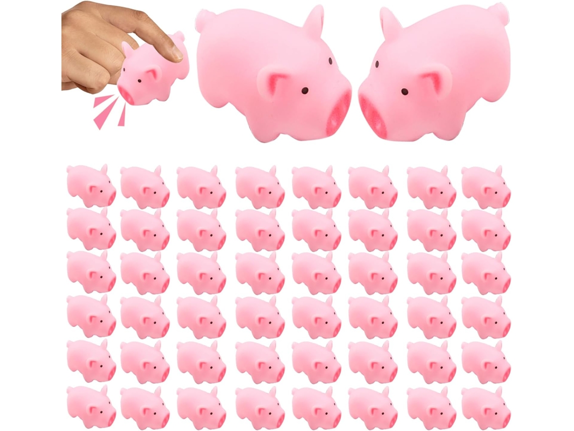Mini Porquinhos De Borracha Para Banho, 50 Peças, Estilo 1