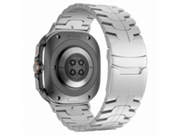 Pulseira de Liga Titânio para Smartwatch 47 Mm Pulso Preta GOKOCO