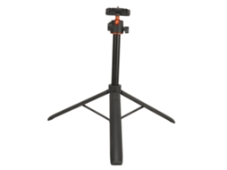 Cell Phone Tripod Aluminum 360° Ball Head 1/4 Inch Screw Cold Shoe Port With 2 In 1 Phone Clip Extendable Tripod Selfie Stick For Vlogging Travel