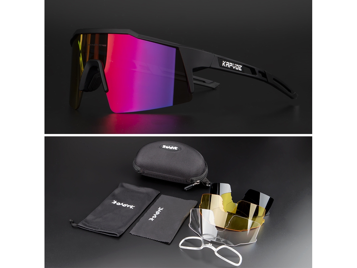Óculos de Ciclismo Esportivos Unissex MDUG com Proteção Uv400, Lente Antirreflexo (estilo 2)