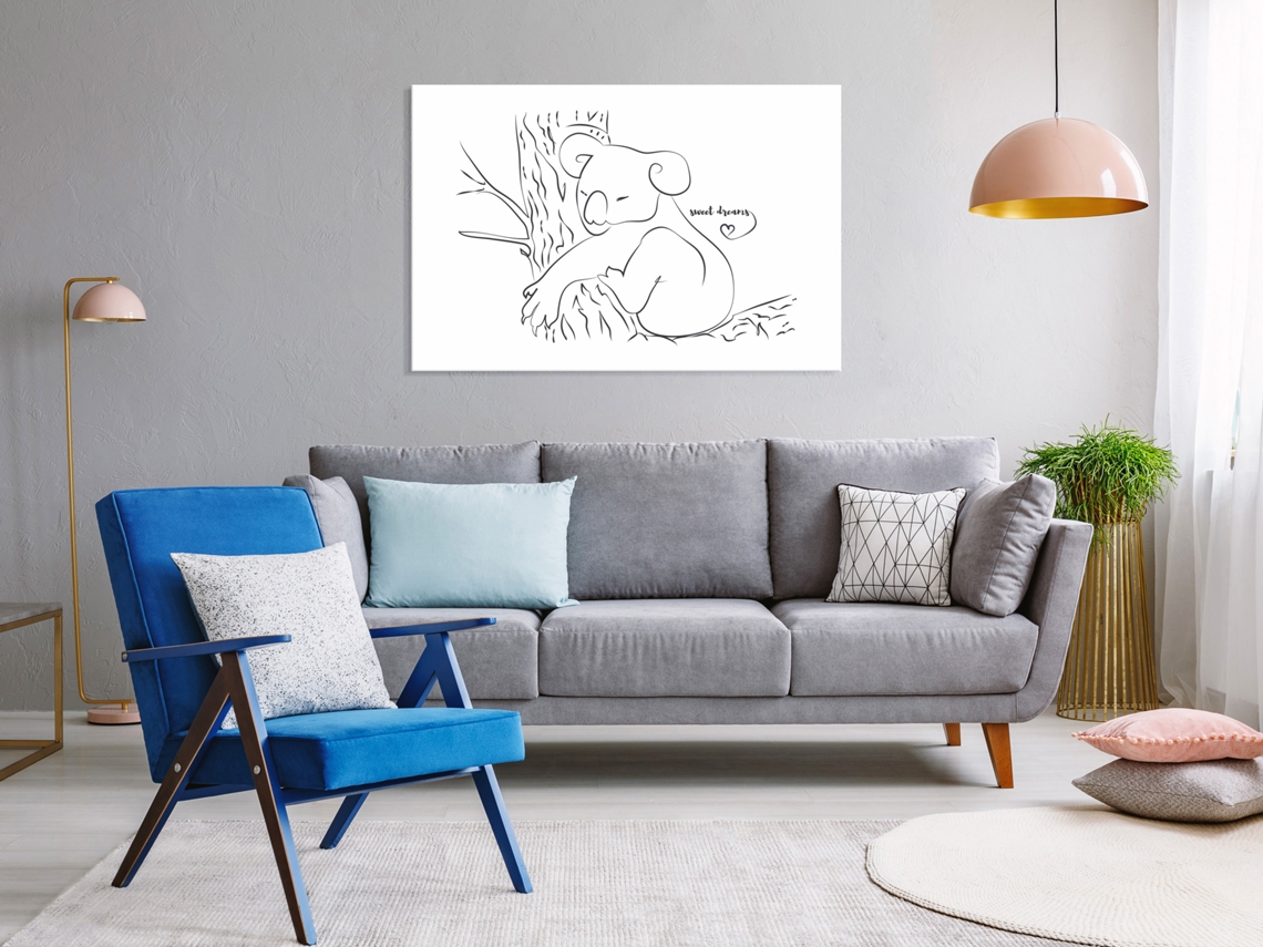 Quadro ARTGEIST Sleepy Koala (1 Part) Wide (60x40)