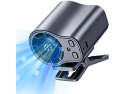 Ventilador De Carro Com Display Led, Baixo Ruído