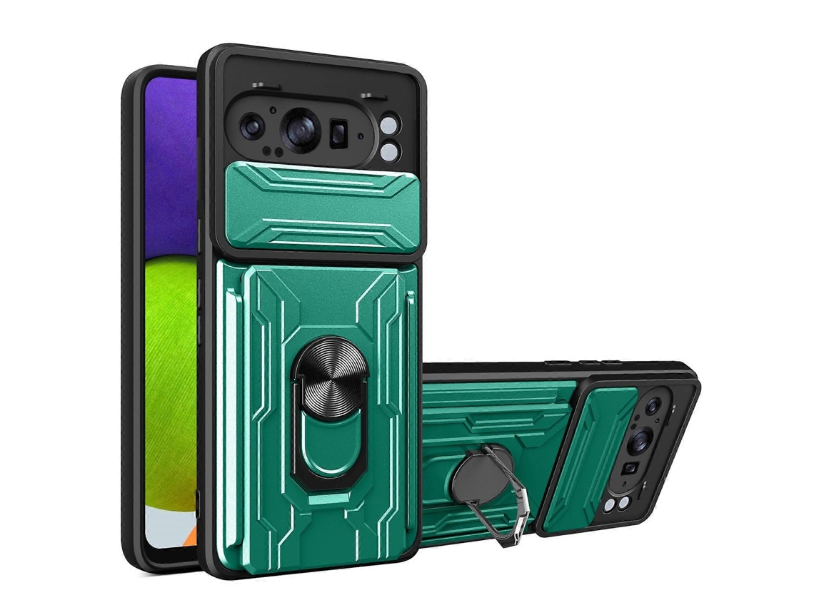 Capa De Celular Deslizante Camshield Tpupc Com Compartimento Para Cartão