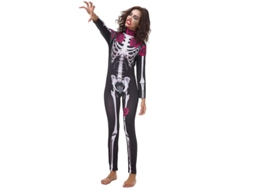 1Pcs Calças Siamesas com Estrutura de Esqueleto para Decorações de Halloween ALLINLESS