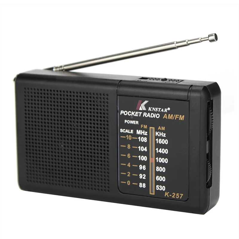 Mini Rádio Am/fm MDUG (preto)
