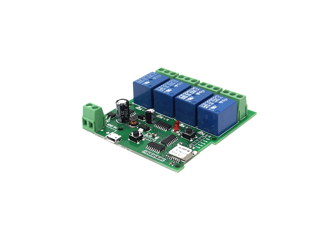 Interruptor de controle remoto inteligente Ewelink (com adaptação de tensão de ângulo amplo e 4 modos ajustáveis)