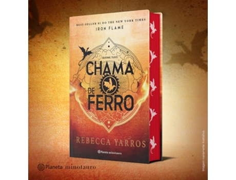 Livro Chama De Ferro Edição Especial Limitada. Sequência Do Fenomeno Mundial Quarta Asa de REBECCA YARROS (Português - Capa Dura)