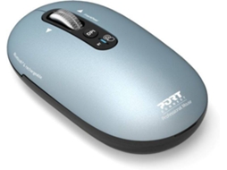 Rato Wireless PORT DESIGNS Pure Mac (3200 DPI - Azul)
