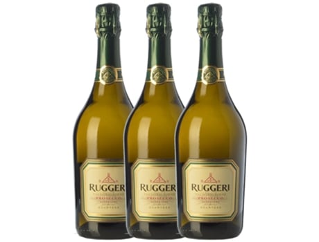 Ruggeri Quartese Glera Brut Prosecco di Conegliano-Valdobbiadene 75 cl (Caixa de 3 unidades)