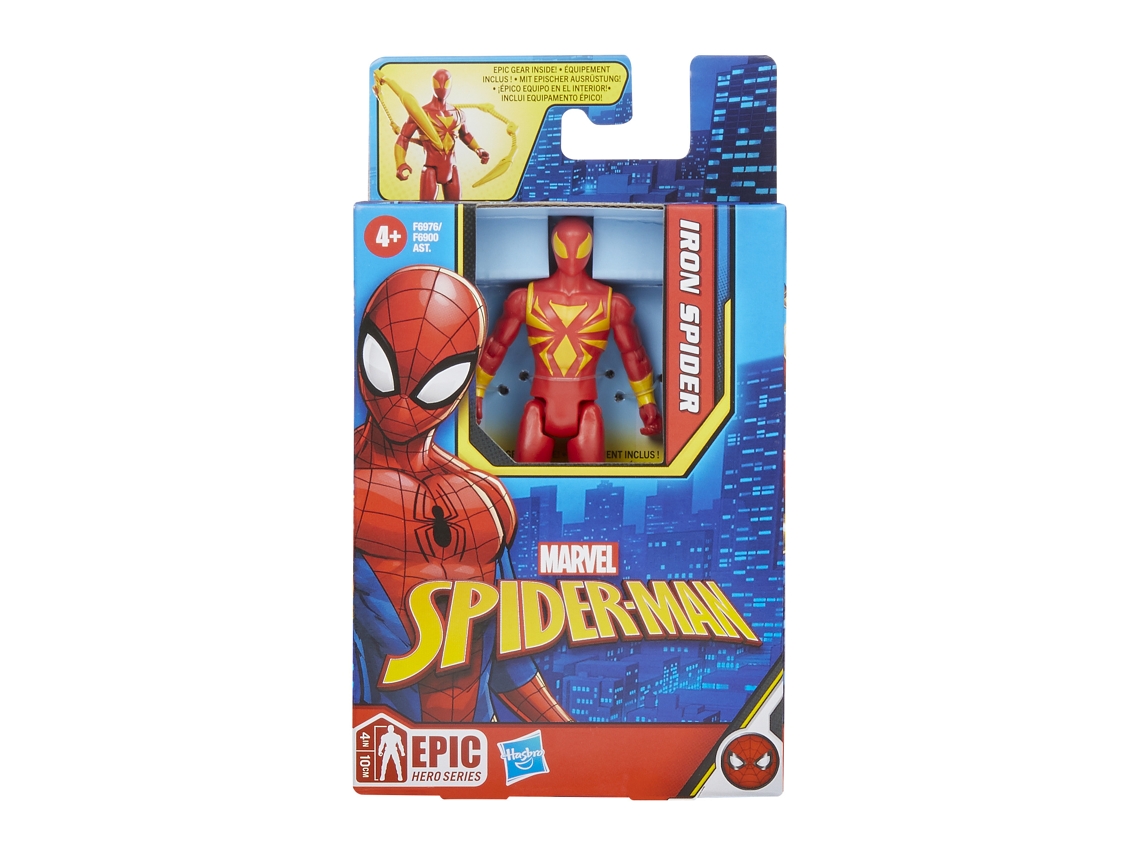 Marvel SPIDER-MAN Epic Hero Series Iron Spider SPIDER-MAN (Idade recomendada: 4 anos)