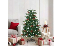 Vidaxl Árvore De Natal Artificial Verde 150 Cm Pvc, Metal E Plástico