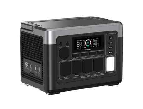Central Eléctrica Portátil Oukitel P1000 Plus 1800w 1024wh Gerador Solar Com Bateria Lifepo4 Carregamento Rápido Controlo Por Aplicação Inteligente