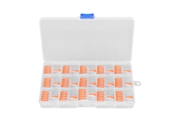 15pcs Terminal De Conexão Rápido De Fio Df-15 Transparente Compacto Splitter Conductor