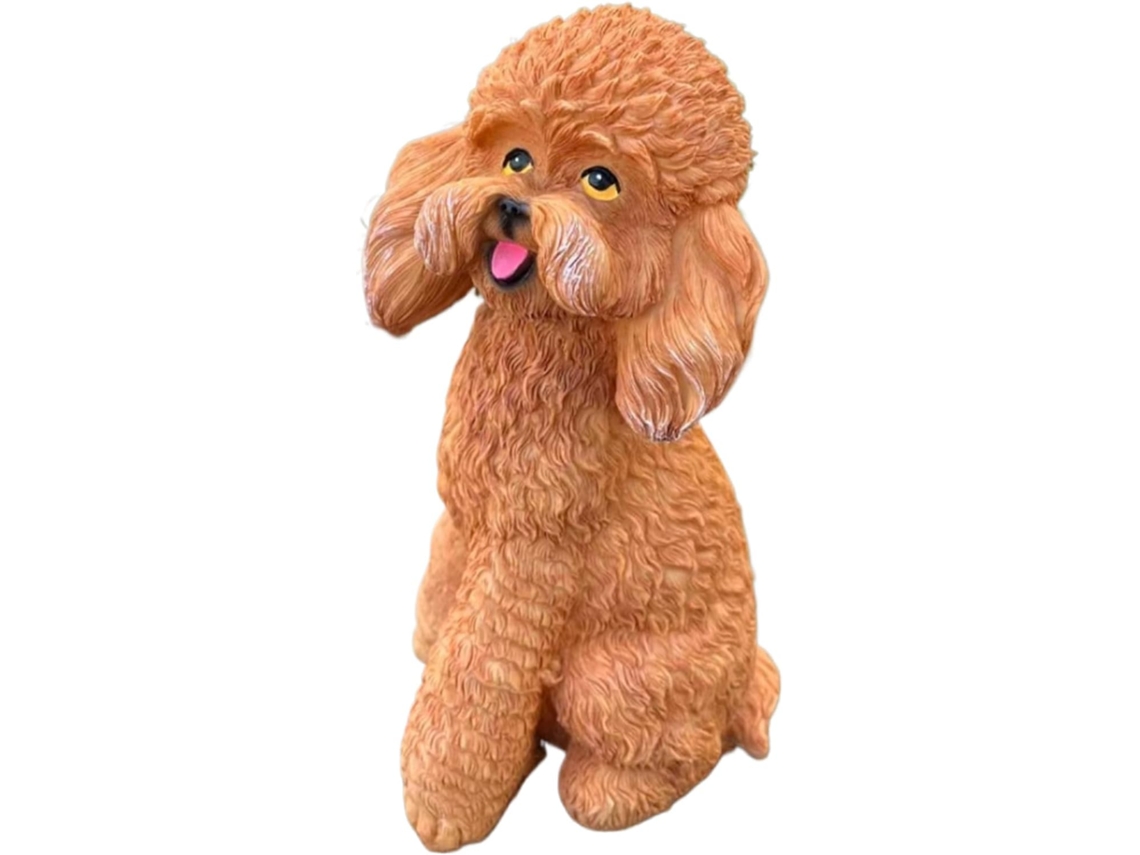 Estátua de Cachorro para Jardim Decoração Externa de Animais, Estatuetas de Cachorro, Escultura, Decoração para Casa, CHABERLU