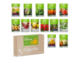 Pacote de Sementes de Frutas - 13 Tipos - ORGANIFER