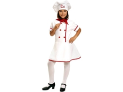 Fato de Menina VIVING Cozinheira (Tam: 3-4 anos)