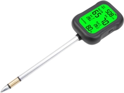 Medidor De Solo Multifuncional Com Detector Luz, Temperatura E Umidade, Fabricado Em Abs Alta Qualidade Para