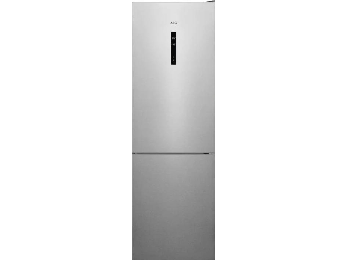 Frigorífico Combinado AEG RCB632E5MX (No Frost - 186 cm - 331 L - Inox)