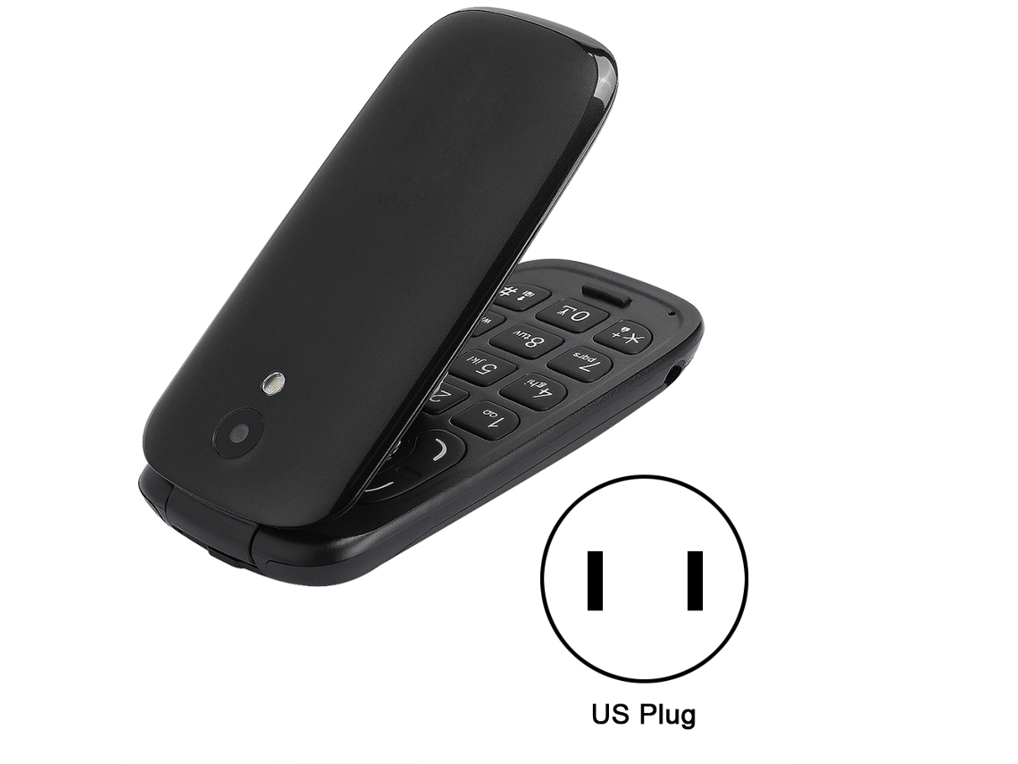 Telefone Móvel Mini Flip Laxiscreed Com Dual Sim, Compacto E Prático Para Uso Diário