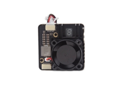 Pretoskyzone Vt5850 5.8ghz 5w Vtx 9~36v Transmissor Vídeo Fpv Protocolo Irc Conector Mmcx Caixa Cnc Ventoinha Refrigeração Drones Rc Fpv MDUG