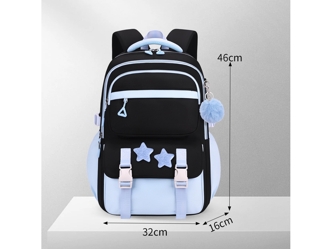 Mochila Infantil Escolar Grande Com Alça De Ombro E Design Moderno