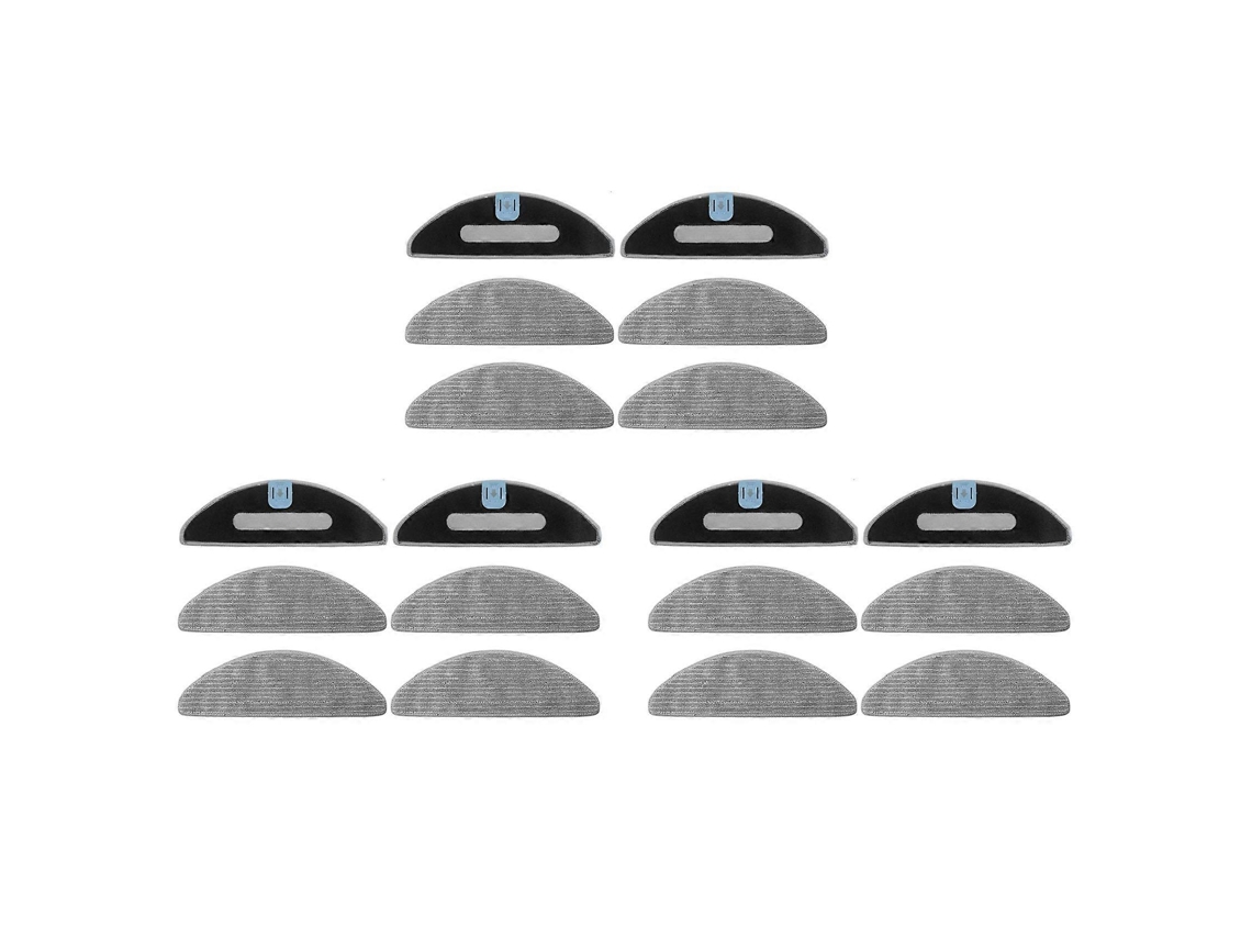 Conjunto De 18 Peças De Panos De Limpeza Para Aspirador Robô Irobot Roomba Combo I5, I5+, J5 E J5+ Em Microfibra, Laváveis E Reutilizáveis._ptg