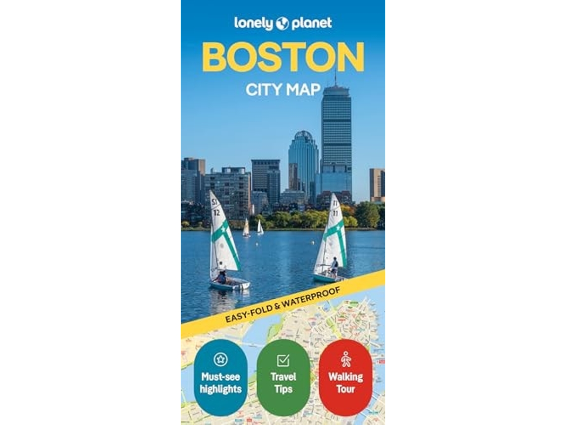 Livro Lonely Planet Boston City Map de Lonely Planet (Inglês)
