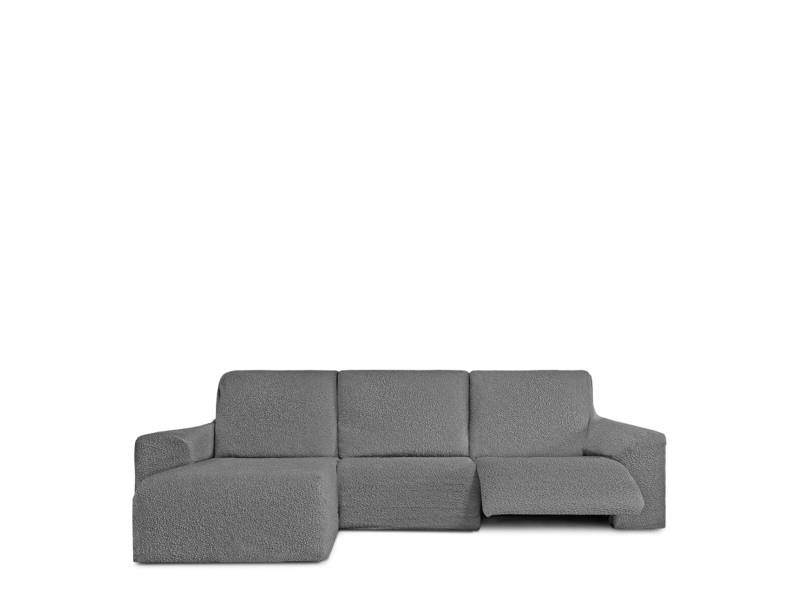 Capa para chaise longue de braço curto esquerdo EYSA ROC Cinzento claro 120 x 120 x 360 cm