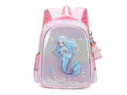 Mochila Pré-escolar, Feminina, Desenho Animado, Aulas