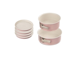 Conjunto De 2 Formas Para Manqué E Formas Para Bolo De Camadas Dr Oetker Retrô 18 E 20 Cm