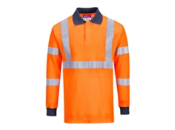 Polo Fr Modaflame Hvo - Proteção E Conforto Laranja / Xxxl