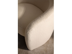 Sklum Pack De 2 Poltronas Estofadas Gombren Poliéster                       Chenille Branco