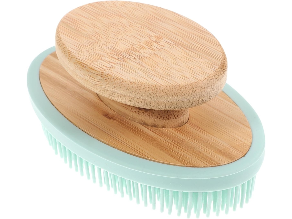 Lurelia Escova De Silicone Para Banho De Cuidado Corporal, Silicone Macio, Pega Ergonómica E Massagem Suave, Uso Diário Confortável