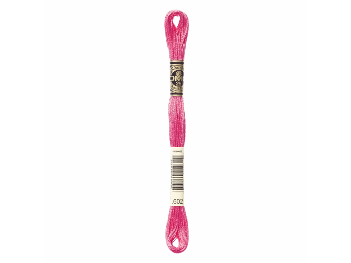 Linha de Bordar DMC Mouline 117Mc Rosa 602