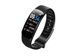 Pulseira Inteligente Bluetooth À Prova D'água Preta