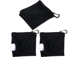 Rebe-toalla De Golf 5.5x5.5 Polegadas Húmida Y Seca Com Clip Para Pelota Y Palos De Golf