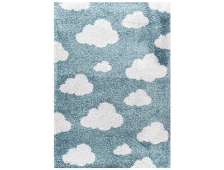 Tapete Yellow Tipi Clouds Azul (160x230cm)