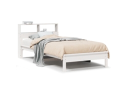 Bookcase Bed, Bookcase Beds Vidaxl Branco Madeira De Pinho (90 X 190 Cm)