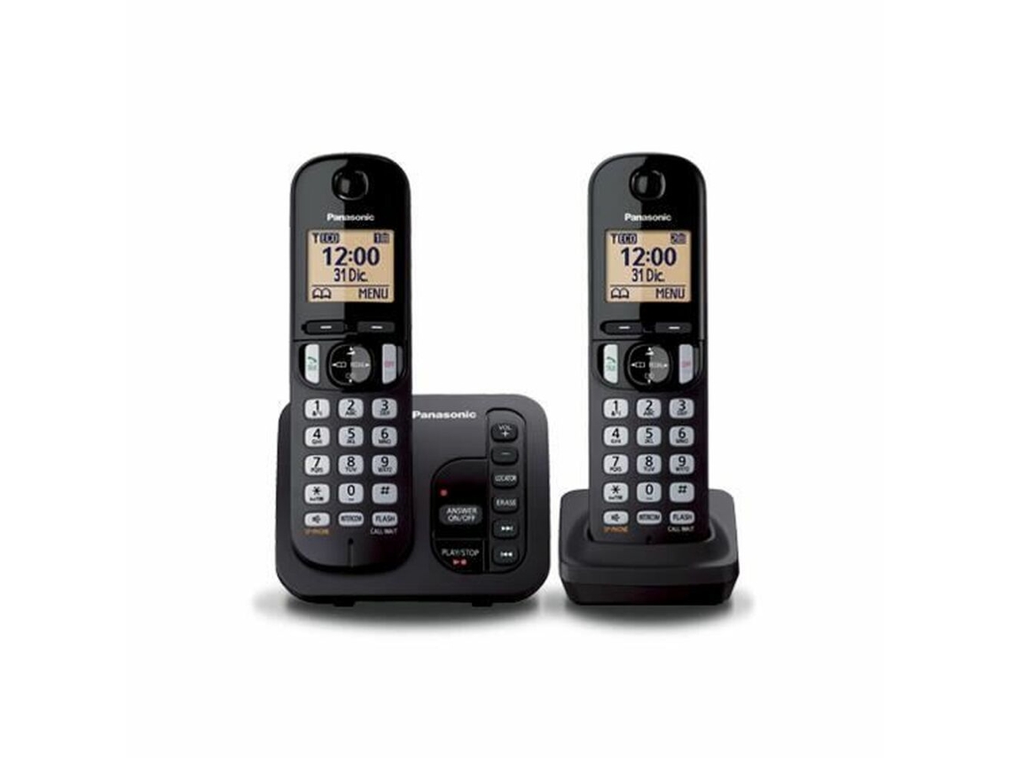 Telefone Fixo PANASONIC. Kx-Tgc222 Preto