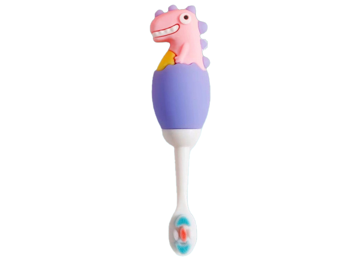 Escova de Dentes Infantil Manual de Cerdas Extramacias Roxa