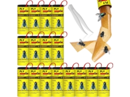 Rolo de Papel para Mosca Armadilha para Mosca Pacote com 16