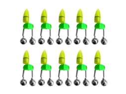 Alarme Luz Anzol Pesca Noturna Led 10pcs
