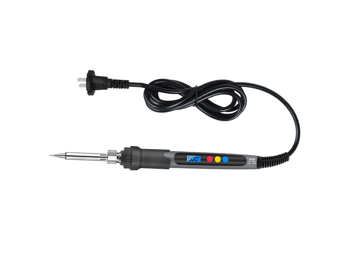 Laxiscreed Ferreiro De Soldar Portátil Com Display Digital E Temperatura Ajustável Para Maior Precisão