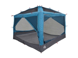 Conjunto 1 Tenda Interior Vidaxl Azul Tafetá (300 X 300 X 250 Cm)