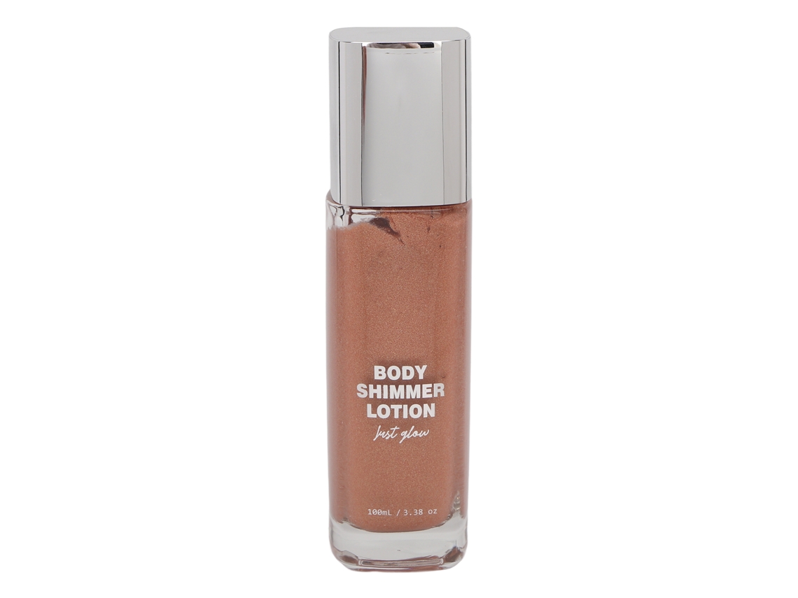 Loção Corporal Glitter 100ml Rosa Dourado Para Efeito Brilhante Sunflare